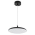 GloboStar® BARON 61251 Κρεμαστή Πλαφονιέρα Οροφής LED CCT 12W 1440lm 120° AC 220-240V - Εναλλαγή Φωτισμού μέσω Διακόπτη On/Off All In One Ψυχρό 6000k+Φυσικό 4500k+Θερμό 2700k Φ25 x Υ8cm - Μαύρο - 3 Years Warranty - ledmania.gr