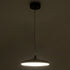 GloboStar® BARON 61251 Κρεμαστή Πλαφονιέρα Οροφής LED CCT 12W 1440lm 120° AC 220-240V - Εναλλαγή Φωτισμού μέσω Διακόπτη On/Off All In One Ψυχρό 6000k+Φυσικό 4500k+Θερμό 2700k Φ25 x Υ8cm - Μαύρο - 3 Years Warranty - ledmania.gr