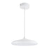 GloboStar® BARON 61252 Κρεμαστή Πλαφονιέρα Οροφής LED CCT 12W 1440lm 120° AC 220-240V - Εναλλαγή Φωτισμού μέσω Διακόπτη On/Off All In One Ψυχρό 6000k+Φυσικό 4500k+Θερμό 2700k Φ25 x Υ8cm - Λευκό - 3 Years Warranty - ledmania.gr