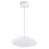 GloboStar® BARON 61252 Κρεμαστή Πλαφονιέρα Οροφής LED CCT 12W 1440lm 120° AC 220-240V - Εναλλαγή Φωτισμού μέσω Διακόπτη On/Off All In One Ψυχρό 6000k+Φυσικό 4500k+Θερμό 2700k Φ25 x Υ8cm - Λευκό - 3 Years Warranty - ledmania.gr