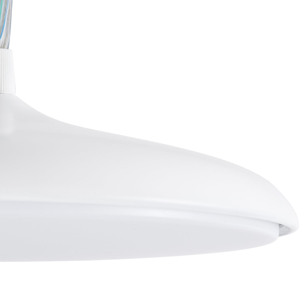GloboStar® BARON 61252 Κρεμαστή Πλαφονιέρα Οροφής LED CCT 12W 1440lm 120° AC 220-240V - Εναλλαγή Φωτισμού μέσω Διακόπτη On/Off All In One Ψυχρό 6000k+Φυσικό 4500k+Θερμό 2700k Φ25 x Υ8cm - Λευκό - 3 Years Warranty - ledmania.gr