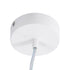 GloboStar® BARON 61252 Κρεμαστή Πλαφονιέρα Οροφής LED CCT 12W 1440lm 120° AC 220-240V - Εναλλαγή Φωτισμού μέσω Διακόπτη On/Off All In One Ψυχρό 6000k+Φυσικό 4500k+Θερμό 2700k Φ25 x Υ8cm - Λευκό - 3 Years Warranty - ledmania.gr