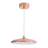 GloboStar® BARON 61253 Κρεμαστή Πλαφονιέρα Οροφής LED CCT 12W 1440lm 120° AC 220-240V - Εναλλαγή Φωτισμού μέσω Διακόπτη On/Off All In One Ψυχρό 6000k+Φυσικό 4500k+Θερμό 2700k Φ25 x Υ8cm - Χάλκινο Πλατίνα - 3 Years Warranty - ledmania.gr