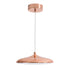 GloboStar® BARON 61253 Κρεμαστή Πλαφονιέρα Οροφής LED CCT 12W 1440lm 120° AC 220-240V - Εναλλαγή Φωτισμού μέσω Διακόπτη On/Off All In One Ψυχρό 6000k+Φυσικό 4500k+Θερμό 2700k Φ25 x Υ8cm - Χάλκινο Πλατίνα - 3 Years Warranty - ledmania.gr