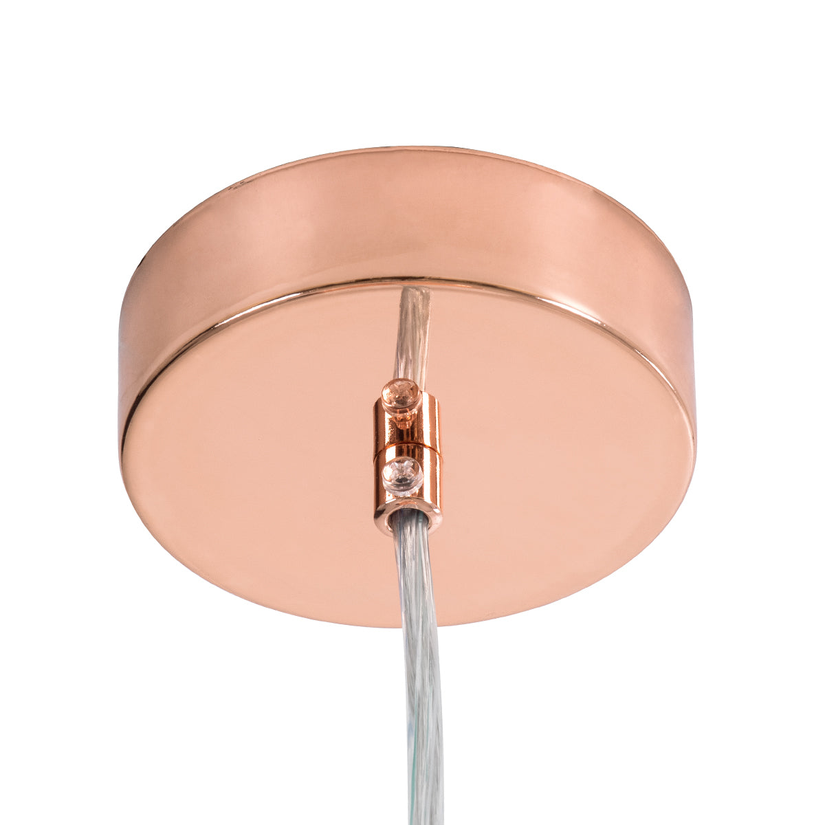 GloboStar® BARON 61253 Κρεμαστή Πλαφονιέρα Οροφής LED CCT 12W 1440lm 120° AC 220-240V - Εναλλαγή Φωτισμού μέσω Διακόπτη On/Off All In One Ψυχρό 6000k+Φυσικό 4500k+Θερμό 2700k Φ25 x Υ8cm - Χάλκινο Πλατίνα - 3 Years Warranty - ledmania.gr