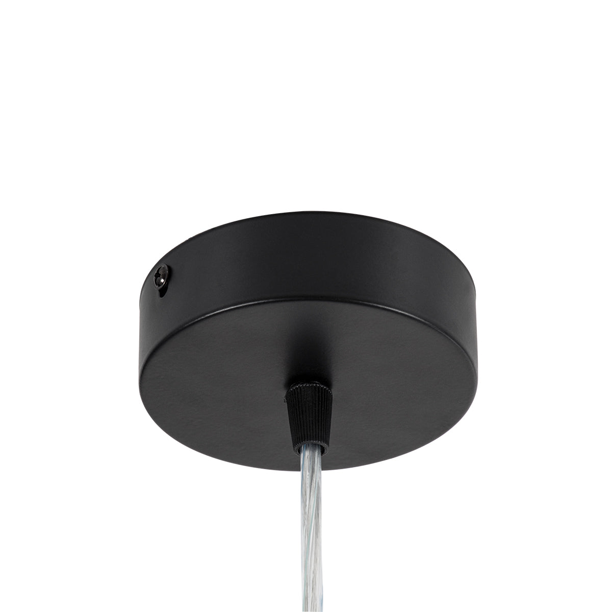 GloboStar® BARON 61254 Κρεμαστή Πλαφονιέρα Οροφής LED CCT 24W 2880lm 120° AC 220-240V - Εναλλαγή Φωτισμού μέσω Διακόπτη On/Off All In One Ψυχρό 6000k+Φυσικό 4500k+Θερμό 2700k Φ40 x Υ10cm - Μαύρο - 3 Years Warranty - ledmania.gr