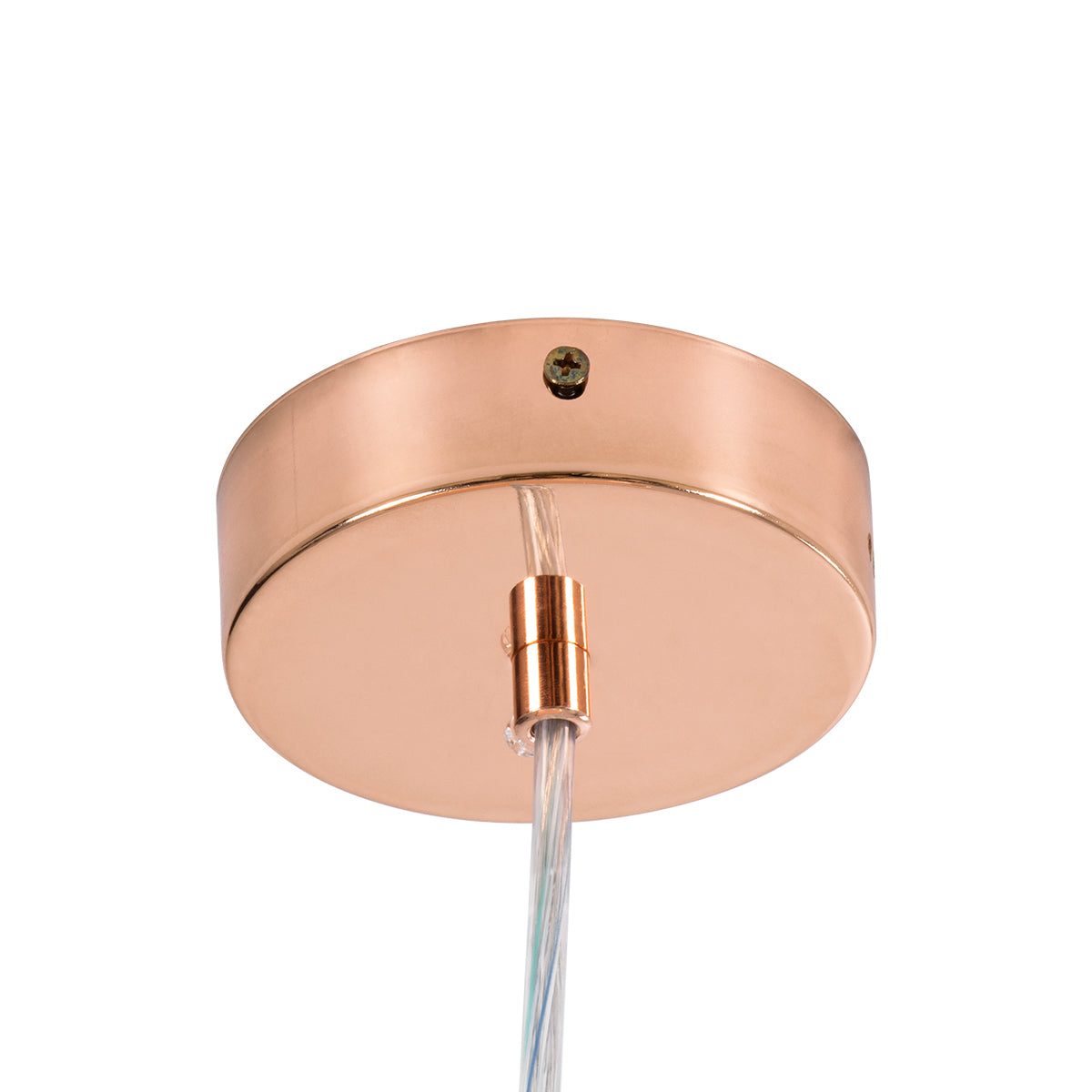 GloboStar® BARON 61256 Κρεμαστή Πλαφονιέρα Οροφής LED CCT 24W 2880lm 120° AC 220-240V - Εναλλαγή Φωτισμού μέσω Διακόπτη On/Off All In One Ψυχρό 6000k+Φυσικό 4500k+Θερμό 2700k Φ40 x Υ10cm - Χάλκινο Πλατίνα - 3 Years Warranty - ledmania.gr