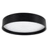 GloboStar® NARNIA 61257 Πλαφονιέρα Οροφής LED CCT 75W 8625lm 120° AC 220-240V - Εναλλαγή Φωτισμού μέσω Τηλεχειριστηρίου All In One Ψυχρό 6000k+Φυσικό 4500k+Θερμό 2700k Dimmable Φ45 x Υ8cm - Μαύρο - 3 Years Warranty - ledmania.gr