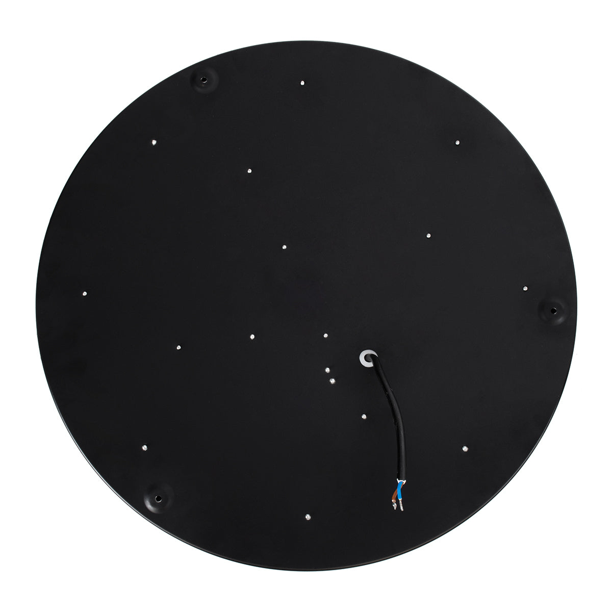 GloboStar® NARNIA 61257 Πλαφονιέρα Οροφής LED CCT 75W 8625lm 120° AC 220-240V - Εναλλαγή Φωτισμού μέσω Τηλεχειριστηρίου All In One Ψυχρό 6000k+Φυσικό 4500k+Θερμό 2700k Dimmable Φ45 x Υ8cm - Μαύρο - 3 Years Warranty - ledmania.gr