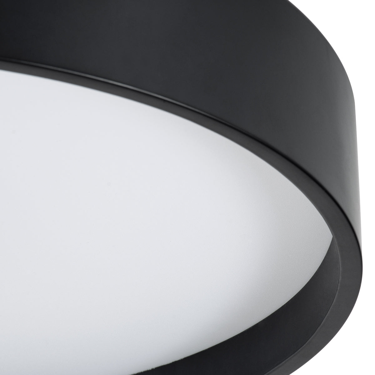 GloboStar® NARNIA 61257 Πλαφονιέρα Οροφής LED CCT 75W 8625lm 120° AC 220-240V - Εναλλαγή Φωτισμού μέσω Τηλεχειριστηρίου All In One Ψυχρό 6000k+Φυσικό 4500k+Θερμό 2700k Dimmable Φ45 x Υ8cm - Μαύρο - 3 Years Warranty - ledmania.gr