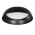 GloboStar® ANATOLIA 61261 Πλαφονιέρα Οροφής LED CCT 60W 6900lm 120° AC 220-240V - Εναλλαγή Φωτισμού μέσω Τηλεχειριστηρίου All In One Ψυχρό 6000k+Φυσικό 4500k+Θερμό 2700k Dimmable Φ43cm - Μαύρο - ledmania.gr