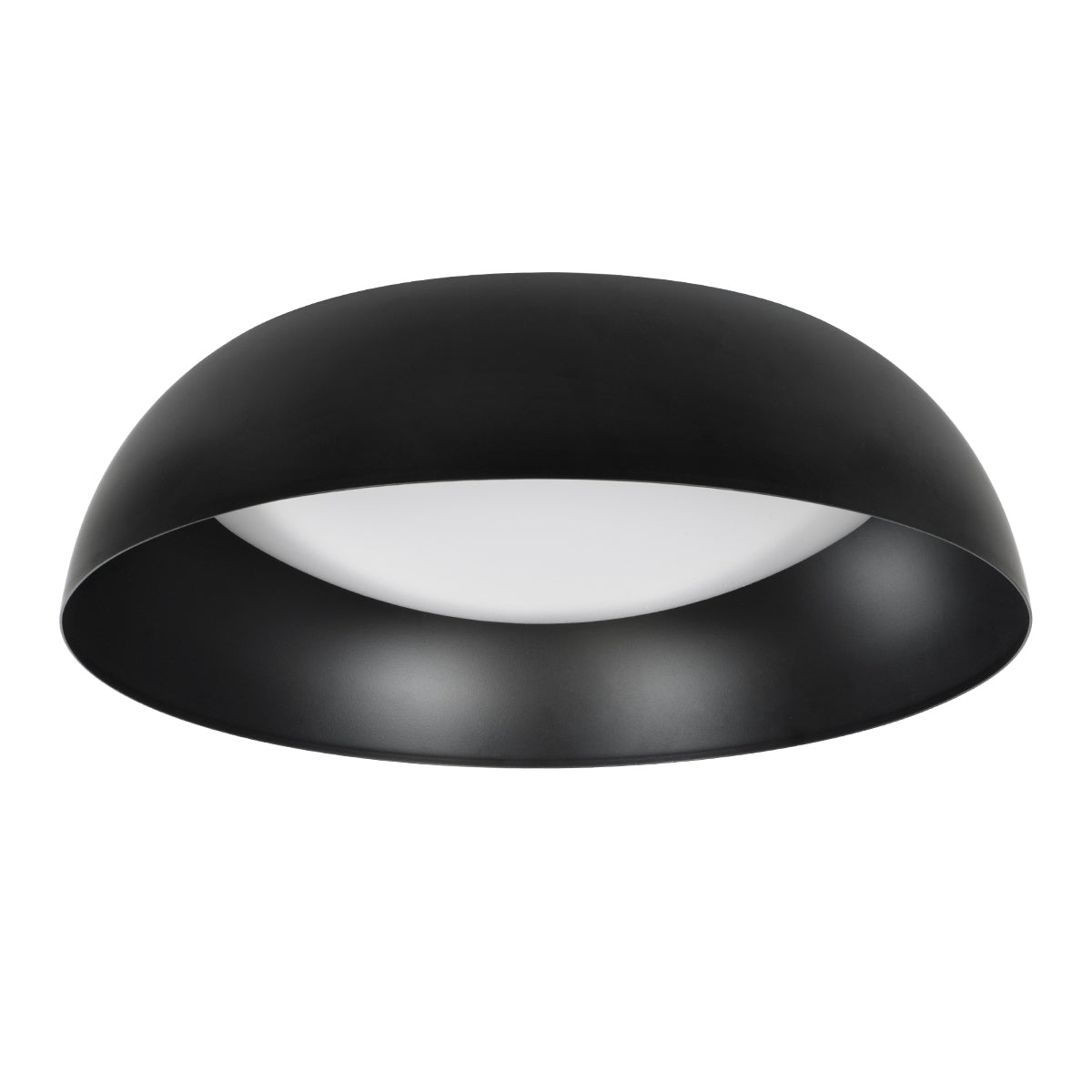 GloboStar® ANATOLIA 61261 Πλαφονιέρα Οροφής LED CCT 60W 6900lm 120° AC 220-240V - Εναλλαγή Φωτισμού μέσω Τηλεχειριστηρίου All In One Ψυχρό 6000k+Φυσικό 4500k+Θερμό 2700k Dimmable Φ43cm - Μαύρο - ledmania.gr