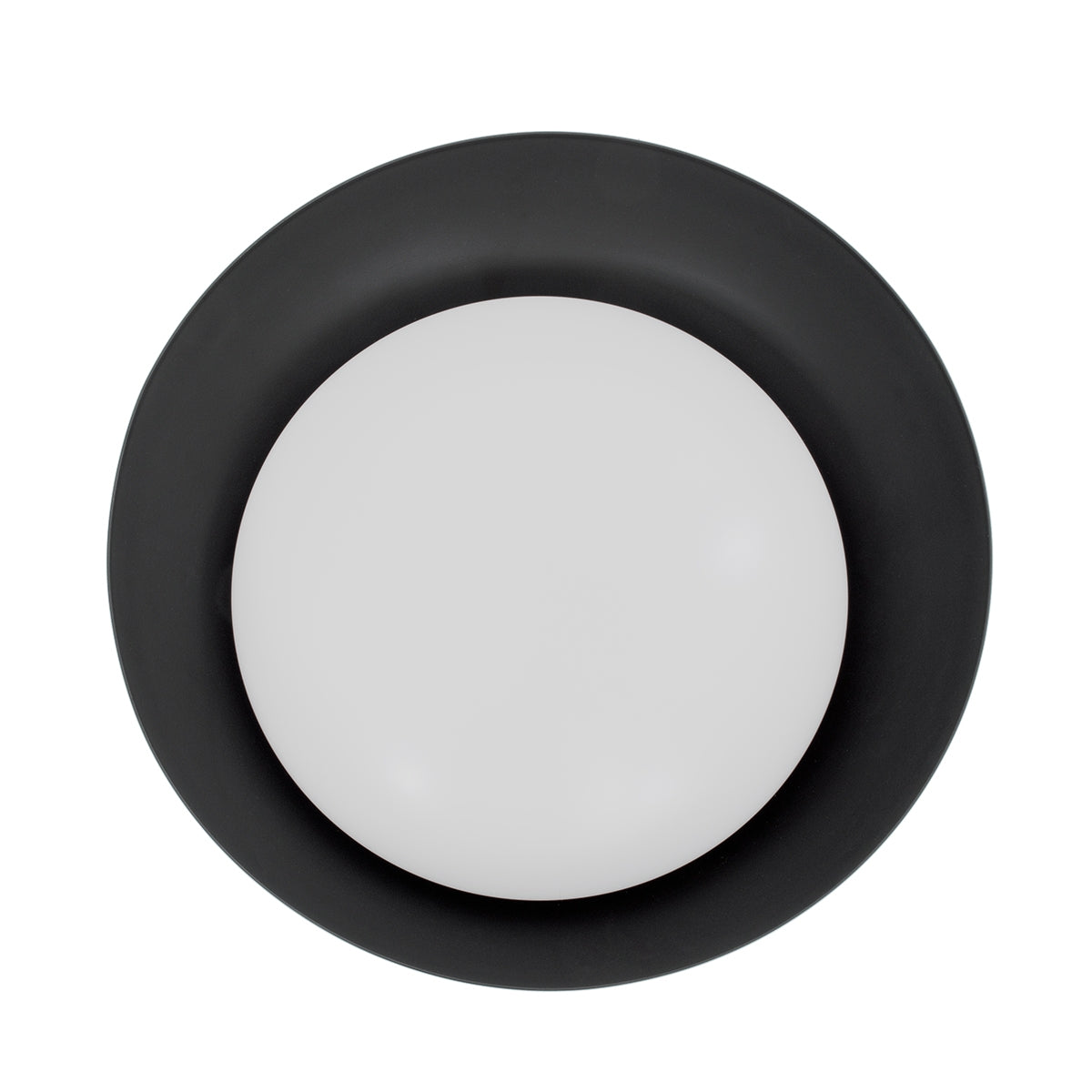 GloboStar® ANATOLIA 61261 Πλαφονιέρα Οροφής LED CCT 60W 6900lm 120° AC 220-240V - Εναλλαγή Φωτισμού μέσω Τηλεχειριστηρίου All In One Ψυχρό 6000k+Φυσικό 4500k+Θερμό 2700k Dimmable Φ43cm - Μαύρο - ledmania.gr
