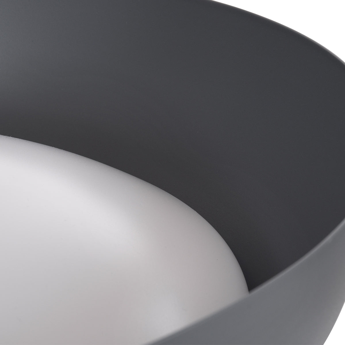 GloboStar® ANATOLIA 61262 Πλαφονιέρα Οροφής LED CCT 60W 6900lm 120° AC 220-240V - Εναλλαγή Φωτισμού μέσω Τηλεχειριστηρίου All In One Ψυχρό 6000k+Φυσικό 4500k+Θερμό 2700k Dimmable Φ43cm - Γκρι Ανθρακί - ledmania.gr