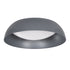 GloboStar® ANATOLIA 61262 Πλαφονιέρα Οροφής LED CCT 60W 6900lm 120° AC 220-240V - Εναλλαγή Φωτισμού μέσω Τηλεχειριστηρίου All In One Ψυχρό 6000k+Φυσικό 4500k+Θερμό 2700k Dimmable Φ43cm - Γκρι Ανθρακί - ledmania.gr