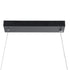 GloboStar® DOLORES 61279 Κρεμαστό Φωτιστικό Οροφής Design LED CCT 105W 11760lm 300° AC 220-240V - Εναλλαγή Φωτισμού μέσω Τηλεχειριστηρίου All In One Ψυχρό 6000k+Φυσικό 4500k+Θερμό 2700k Dimmable Μ110 x Π17 x Υ17.5cm - Μαύρο - 3 Years Warranty - ledmania.gr