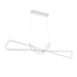 GloboStar® DOLORES 61280 Κρεμαστό Φωτιστικό Οροφής Design LED CCT 105W 11760lm 300° AC 220-240V - Εναλλαγή Φωτισμού μέσω Τηλεχειριστηρίου All In One Ψυχρό 6000k+Φυσικό 4500k+Θερμό 2700k Dimmable Μ110 x Π17 x Υ17.5cm - Λευκό - 3 Years Warranty - ledmania.gr