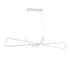 GloboStar® DOLORES 61280 Κρεμαστό Φωτιστικό Οροφής Design LED CCT 105W 11760lm 300° AC 220-240V - Εναλλαγή Φωτισμού μέσω Τηλεχειριστηρίου All In One Ψυχρό 6000k+Φυσικό 4500k+Θερμό 2700k Dimmable Μ110 x Π17 x Υ17.5cm - Λευκό - 3 Years Warranty - ledmania.gr