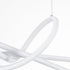GloboStar® DOLORES 61280 Κρεμαστό Φωτιστικό Οροφής Design LED CCT 105W 11760lm 300° AC 220-240V - Εναλλαγή Φωτισμού μέσω Τηλεχειριστηρίου All In One Ψυχρό 6000k+Φυσικό 4500k+Θερμό 2700k Dimmable Μ110 x Π17 x Υ17.5cm - Λευκό - 3 Years Warranty - ledmania.gr