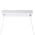 GloboStar® DOLORES 61280 Κρεμαστό Φωτιστικό Οροφής Design LED CCT 105W 11760lm 300° AC 220-240V - Εναλλαγή Φωτισμού μέσω Τηλεχειριστηρίου All In One Ψυχρό 6000k+Φυσικό 4500k+Θερμό 2700k Dimmable Μ110 x Π17 x Υ17.5cm - Λευκό - 3 Years Warranty - ledmania.gr