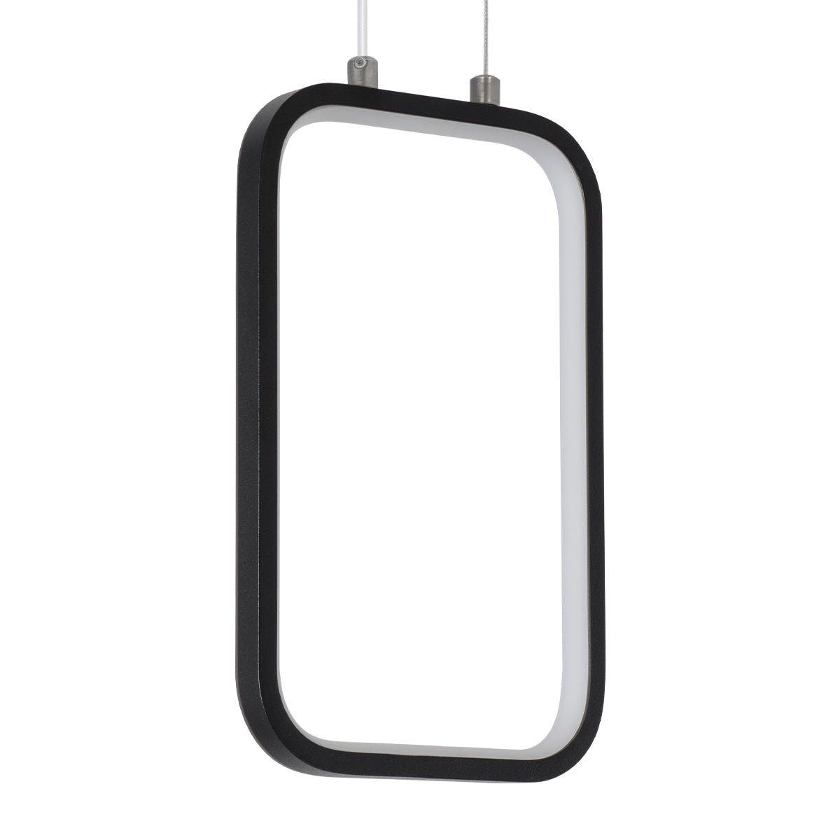 GloboStar® DEROBA 61298 Κρεμαστό Φωτιστικό Οροφής Linear Design LED CCT 12W 1320lm 360° AC 220-240V - Εναλλαγή Φωτισμού μέσω Διακόπτη On/Off All In One Ψυχρό 6000k+Φυσικό 4500k+Θερμό 2700k Μ16 x Π1.6 x Υ25.5cm - Μαύρο - 3 Years Warranty - ledmania.gr