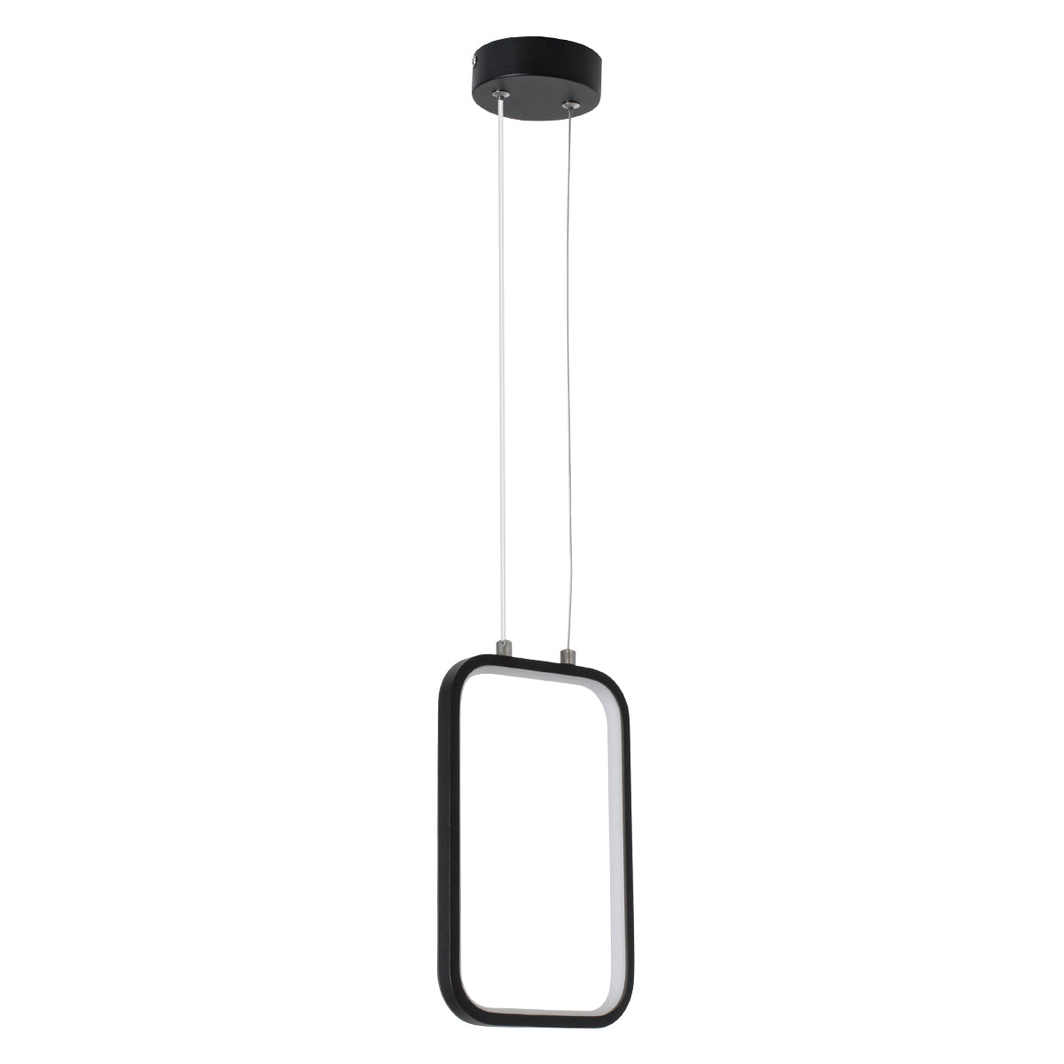 GloboStar® DEROBA 61298 Κρεμαστό Φωτιστικό Οροφής Linear Design LED CCT 12W 1320lm 360° AC 220-240V - Εναλλαγή Φωτισμού μέσω Διακόπτη On/Off All In One Ψυχρό 6000k+Φυσικό 4500k+Θερμό 2700k Μ16 x Π1.6 x Υ25.5cm - Μαύρο - 3 Years Warranty - ledmania.gr