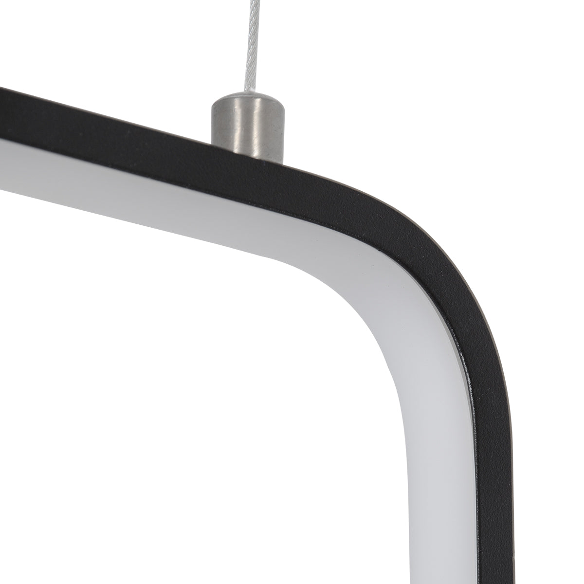 GloboStar® DEROBA 61298 Κρεμαστό Φωτιστικό Οροφής Linear Design LED CCT 12W 1320lm 360° AC 220-240V - Εναλλαγή Φωτισμού μέσω Διακόπτη On/Off All In One Ψυχρό 6000k+Φυσικό 4500k+Θερμό 2700k Μ16 x Π1.6 x Υ25.5cm - Μαύρο - 3 Years Warranty - ledmania.gr