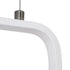 GloboStar® DEROBA 61299 Κρεμαστό Φωτιστικό Οροφής Linear Design LED CCT 12W 1320lm 360° AC 220-240V - Εναλλαγή Φωτισμού μέσω Διακόπτη On/Off All In One Ψυχρό 6000k+Φυσικό 4500k+Θερμό 2700k Μ16 x Π1.6 x Υ25.5cm - Λευκό - 3 Years Warranty - ledmania.gr