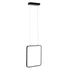 GloboStar® NEROBA 61302 Κρεμαστό Φωτιστικό Οροφής Linear Design LED CCT 18W 1980lm 360° AC 220-240V - Εναλλαγή Φωτισμού μέσω Διακόπτη On/Off All In One Ψυχρό 6000k+Φυσικό 4500k+Θερμό 2700k Μ29 x Π2 x Υ36cm - Μαύρο - 3 Years Warranty - ledmania.gr