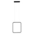 GloboStar® NEROBA 61302 Κρεμαστό Φωτιστικό Οροφής Linear Design LED CCT 18W 1980lm 360° AC 220-240V - Εναλλαγή Φωτισμού μέσω Διακόπτη On/Off All In One Ψυχρό 6000k+Φυσικό 4500k+Θερμό 2700k Μ29 x Π2 x Υ36cm - Μαύρο - 3 Years Warranty - ledmania.gr