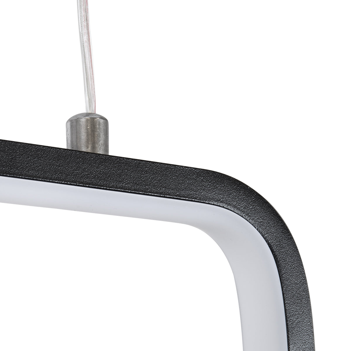 GloboStar® NEROBA 61302 Κρεμαστό Φωτιστικό Οροφής Linear Design LED CCT 18W 1980lm 360° AC 220-240V - Εναλλαγή Φωτισμού μέσω Διακόπτη On/Off All In One Ψυχρό 6000k+Φυσικό 4500k+Θερμό 2700k Μ29 x Π2 x Υ36cm - Μαύρο - 3 Years Warranty - ledmania.gr