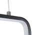 GloboStar® NEROBA 61302 Κρεμαστό Φωτιστικό Οροφής Linear Design LED CCT 18W 1980lm 360° AC 220-240V - Εναλλαγή Φωτισμού μέσω Διακόπτη On/Off All In One Ψυχρό 6000k+Φυσικό 4500k+Θερμό 2700k Μ29 x Π2 x Υ36cm - Μαύρο - 3 Years Warranty - ledmania.gr