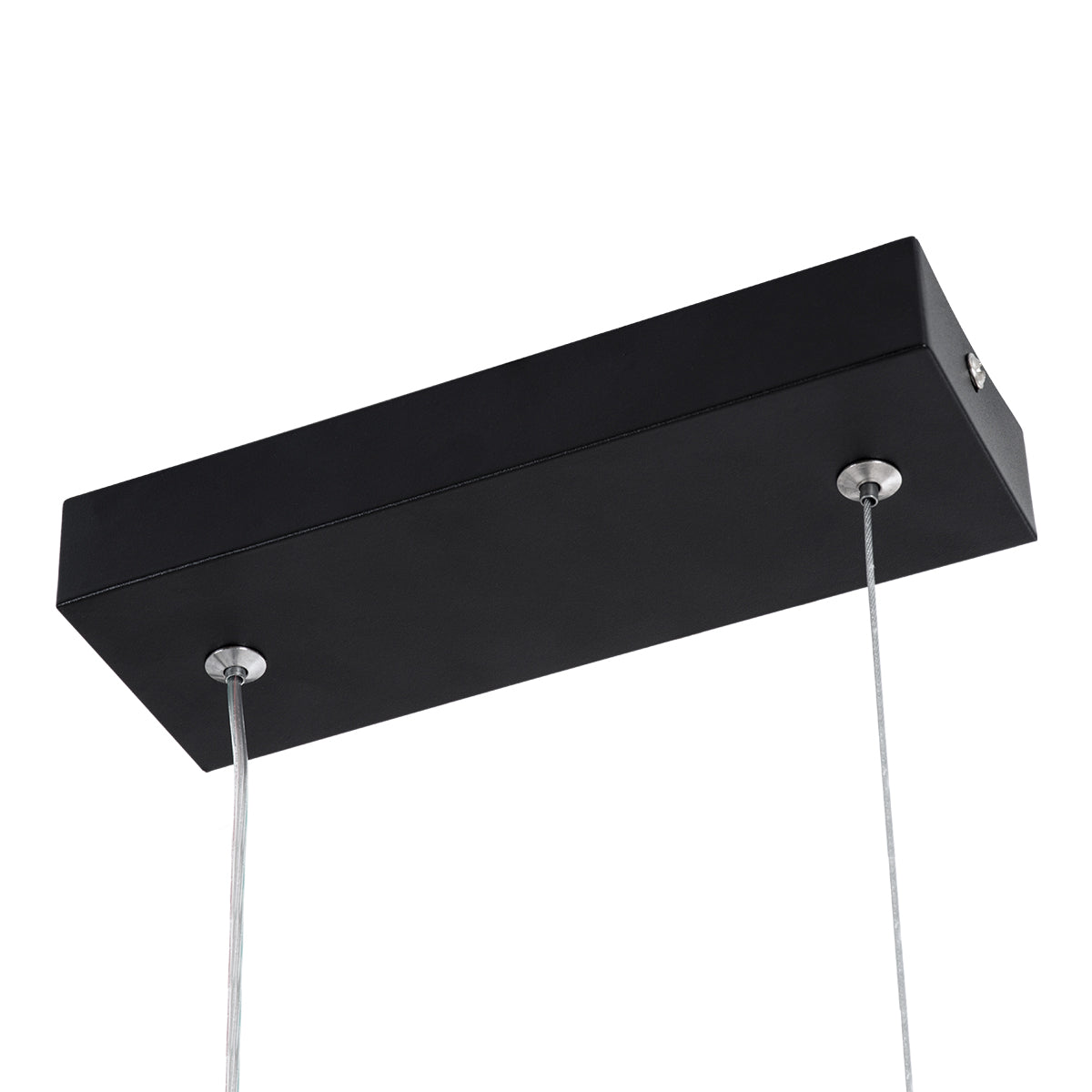 GloboStar® NEROBA 61302 Κρεμαστό Φωτιστικό Οροφής Linear Design LED CCT 18W 1980lm 360° AC 220-240V - Εναλλαγή Φωτισμού μέσω Διακόπτη On/Off All In One Ψυχρό 6000k+Φυσικό 4500k+Θερμό 2700k Μ29 x Π2 x Υ36cm - Μαύρο - 3 Years Warranty - ledmania.gr