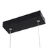GloboStar® NEROBA 61302 Κρεμαστό Φωτιστικό Οροφής Linear Design LED CCT 18W 1980lm 360° AC 220-240V - Εναλλαγή Φωτισμού μέσω Διακόπτη On/Off All In One Ψυχρό 6000k+Φυσικό 4500k+Θερμό 2700k Μ29 x Π2 x Υ36cm - Μαύρο - 3 Years Warranty - ledmania.gr