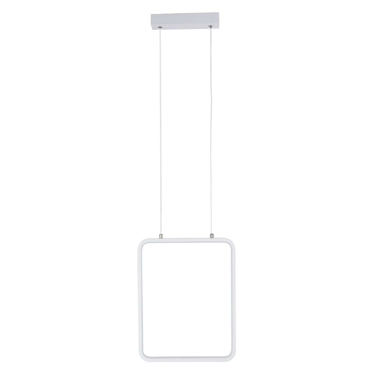 GloboStar® NEROBA 61303 Κρεμαστό Φωτιστικό Οροφής Linear Design LED CCT 18W 1980lm 360° AC 220-240V - Εναλλαγή Φωτισμού μέσω Διακόπτη On/Off All In One Ψυχρό 6000k+Φυσικό 4500k+Θερμό 2700k Μ29 x Π2 x Υ36cm - Λευκό - 3 Years Warranty - ledmania.gr