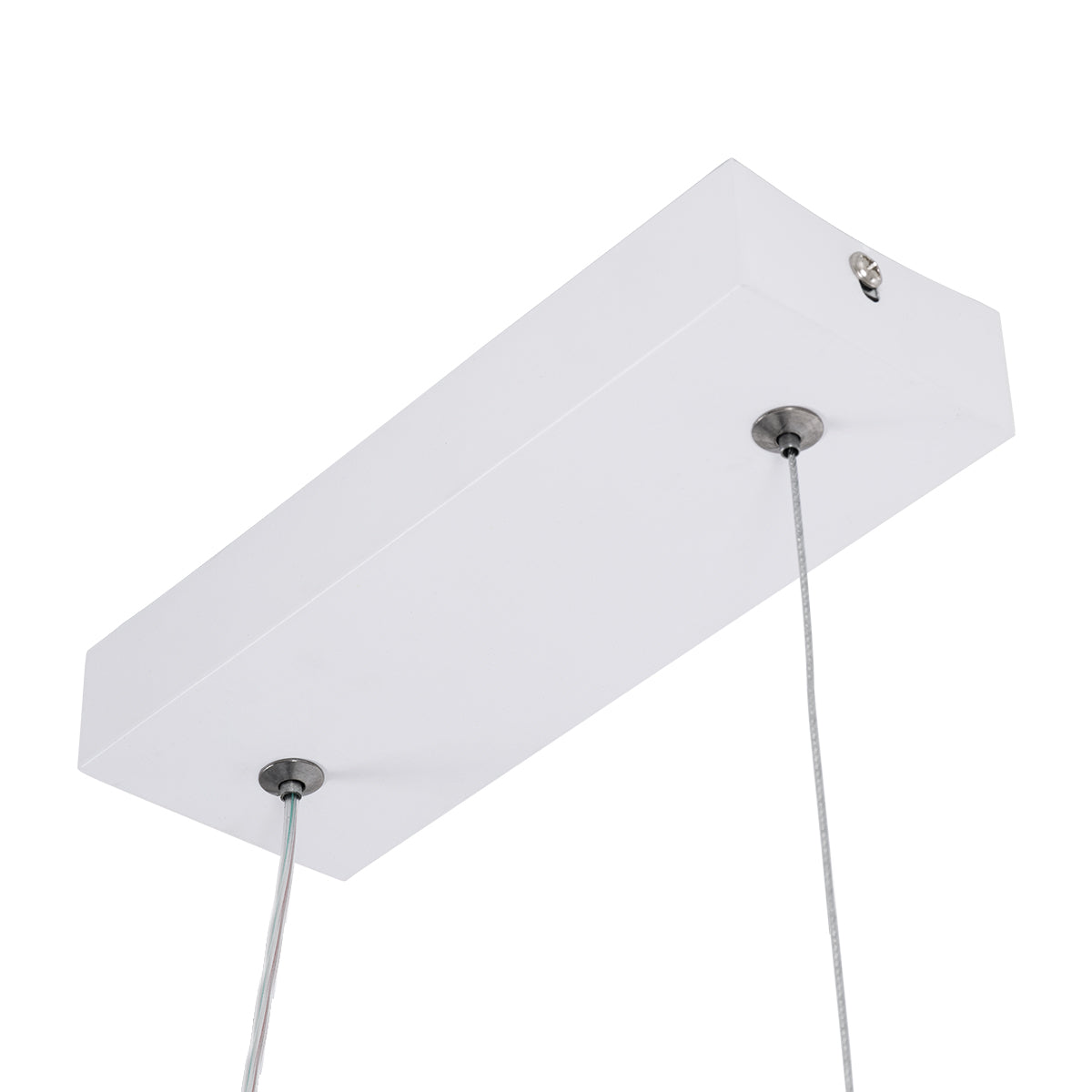 GloboStar® NEROBA 61303 Κρεμαστό Φωτιστικό Οροφής Linear Design LED CCT 18W 1980lm 360° AC 220-240V - Εναλλαγή Φωτισμού μέσω Διακόπτη On/Off All In One Ψυχρό 6000k+Φυσικό 4500k+Θερμό 2700k Μ29 x Π2 x Υ36cm - Λευκό - 3 Years Warranty - ledmania.gr