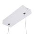 GloboStar® NEROBA 61303 Κρεμαστό Φωτιστικό Οροφής Linear Design LED CCT 18W 1980lm 360° AC 220-240V - Εναλλαγή Φωτισμού μέσω Διακόπτη On/Off All In One Ψυχρό 6000k+Φυσικό 4500k+Θερμό 2700k Μ29 x Π2 x Υ36cm - Λευκό - 3 Years Warranty - ledmania.gr