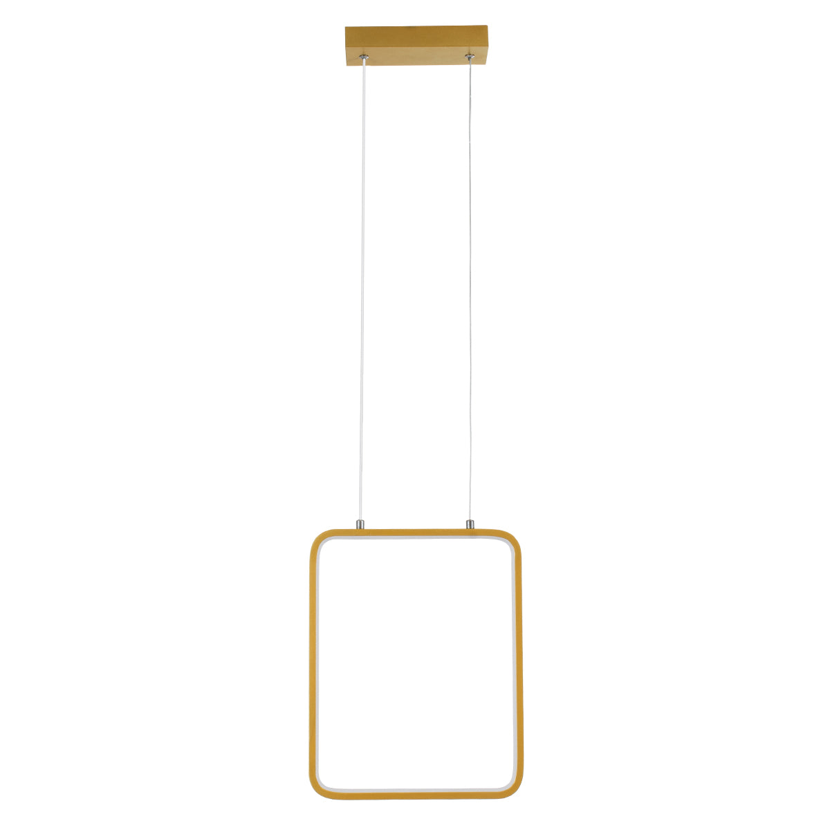 GloboStar® NEROBA 61305 Κρεμαστό Φωτιστικό Οροφής Linear Design LED CCT 18W 1980lm 360° AC 220-240V - Εναλλαγή Φωτισμού μέσω Διακόπτη On/Off All In One Ψυχρό 6000k+Φυσικό 4500k+Θερμό 2700k Μ29 x Π2 x Υ36cm - Χρυσό Βούρτσας - 3 Years Warranty - ledmania.gr