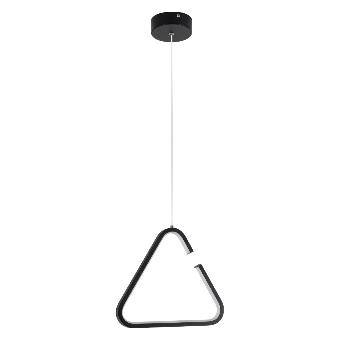 GloboStar® CEROBA 61307 Κρεμαστό Φωτιστικό Οροφής Linear Design LED CCT 12W 1320lm 360° AC 220-240V - Εναλλαγή Φωτισμού μέσω Διακόπτη On/Off All In One Ψυχρό 6000k+Φυσικό 4500k+Θερμό 2700k Μ22 x Π2 x Υ22cm - Μαύρο - 3 Years Warranty - ledmania.gr