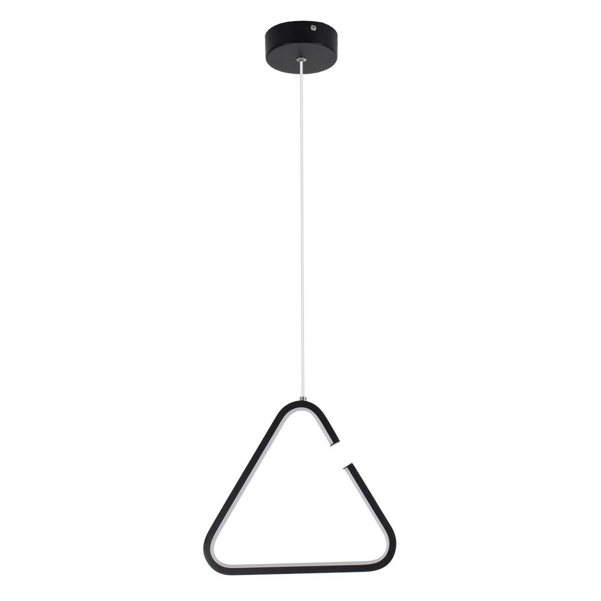 GloboStar® CEROBA 61307 Κρεμαστό Φωτιστικό Οροφής Linear Design LED CCT 12W 1320lm 360° AC 220-240V - Εναλλαγή Φωτισμού μέσω Διακόπτη On/Off All In One Ψυχρό 6000k+Φυσικό 4500k+Θερμό 2700k Μ22 x Π2 x Υ22cm - Μαύρο - 3 Years Warranty - ledmania.gr