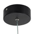 GloboStar® CEROBA 61307 Κρεμαστό Φωτιστικό Οροφής Linear Design LED CCT 12W 1320lm 360° AC 220-240V - Εναλλαγή Φωτισμού μέσω Διακόπτη On/Off All In One Ψυχρό 6000k+Φυσικό 4500k+Θερμό 2700k Μ22 x Π2 x Υ22cm - Μαύρο - 3 Years Warranty - ledmania.gr