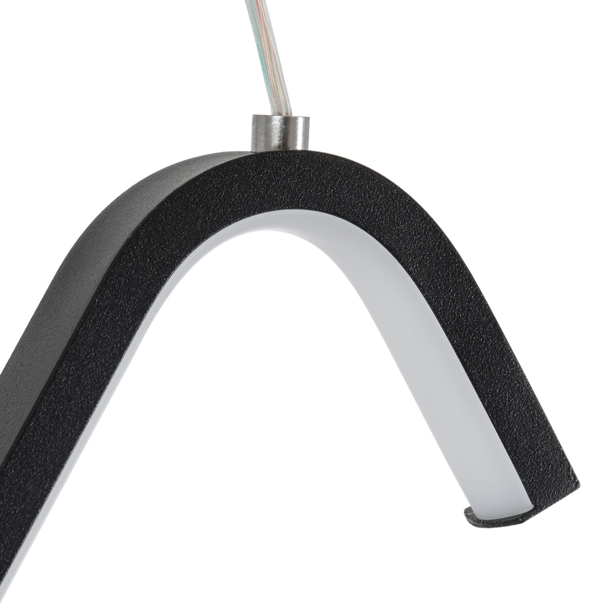 GloboStar® CEROBA 61307 Κρεμαστό Φωτιστικό Οροφής Linear Design LED CCT 12W 1320lm 360° AC 220-240V - Εναλλαγή Φωτισμού μέσω Διακόπτη On/Off All In One Ψυχρό 6000k+Φυσικό 4500k+Θερμό 2700k Μ22 x Π2 x Υ22cm - Μαύρο - 3 Years Warranty - ledmania.gr