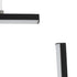 GloboStar® CEROBA 61308 Κρεμαστό Φωτιστικό Οροφής Linear Design LED CCT 12W 1320lm 360° AC 220-240V - Εναλλαγή Φωτισμού μέσω Διακόπτη On/Off All In One Ψυχρό 6000k+Φυσικό 4500k+Θερμό 2700k Μ22 x Π2 x Υ22cm - Μαύρο - 3 Years Warranty - ledmania.gr