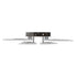 GloboStar® ROYAL-S 61326 Φωτιστικό Οροφής Design LED CCT 135W 16200lm 360° AC 220-240V - Εναλλαγή Φωτισμού μέσω Τηλεχειριστηρίου All In One Ψυχρό 6000k+Φυσικό 4500k+Θερμό 2700k Dimmable Μ58.5 x Π58.5 x Υ12cm - Νίκελ Χρώμιο - 3 Years Warranty - ledmania.gr