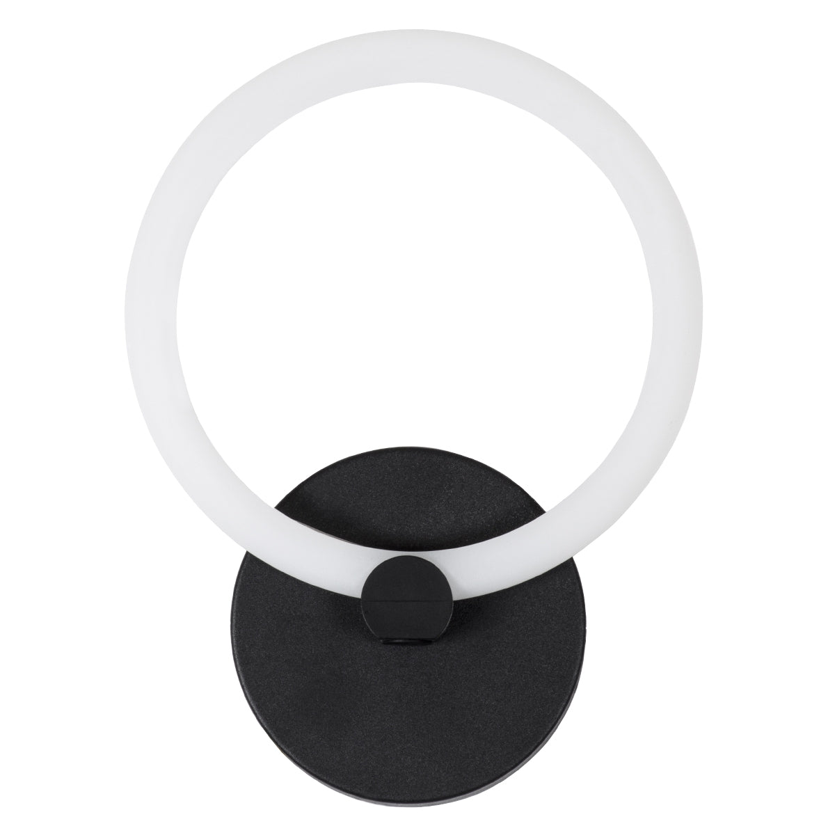 GloboStar® MATILDA 61339 Φωτιστικό Τοίχου - Απλίκα Design LED CCT 8W 960lm 360° AC 220-240V - Εναλλαγή Φωτισμού μέσω Διακόπτη On/Off All In One Ψυχρό 6000k+Φυσικό 4500k+Θερμό 2700k Μ20 x Π5 x Υ25.5cm - Μαύρο - ledmania.gr
