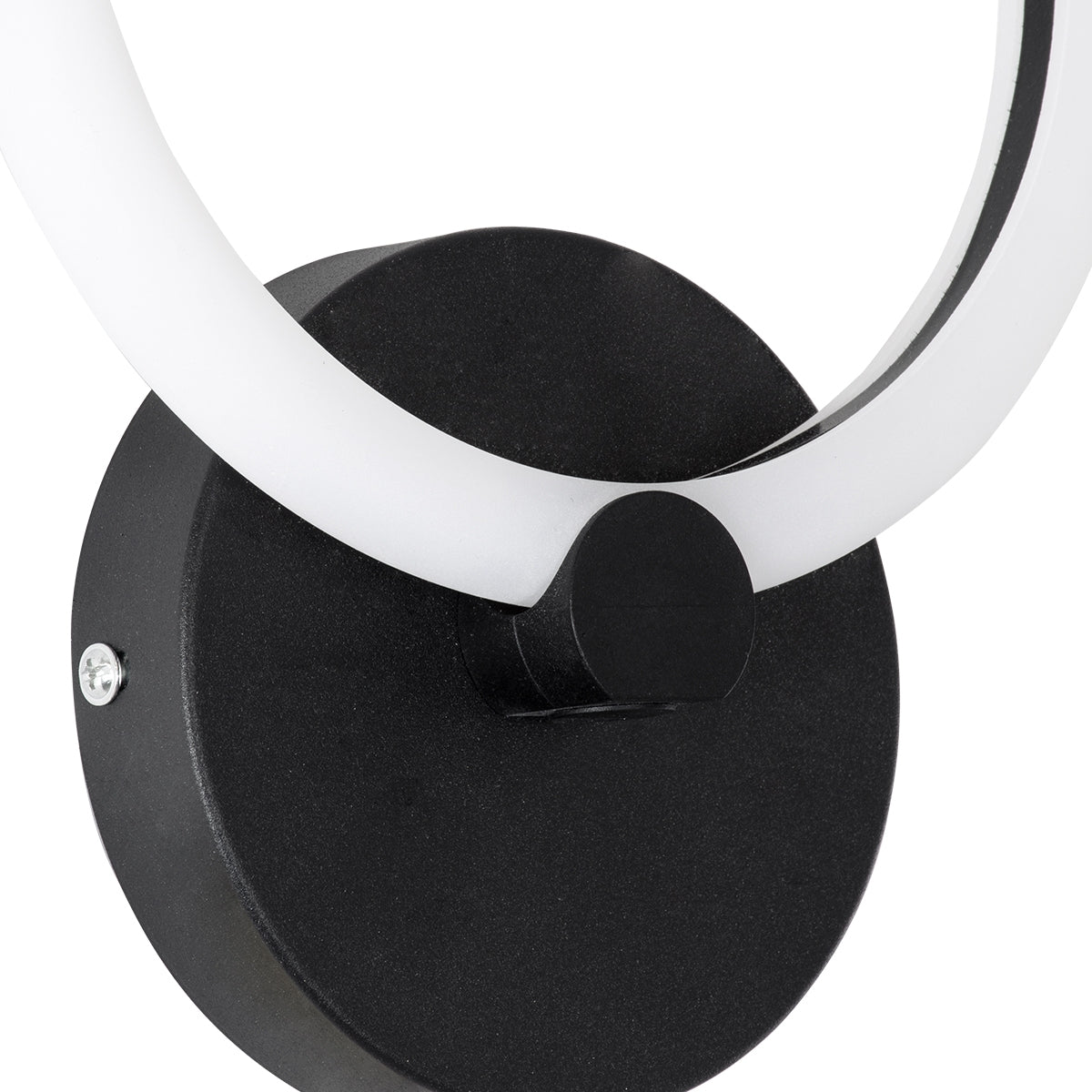 GloboStar® MATILDA 61339 Φωτιστικό Τοίχου - Απλίκα Design LED CCT 8W 960lm 360° AC 220-240V - Εναλλαγή Φωτισμού μέσω Διακόπτη On/Off All In One Ψυχρό 6000k+Φυσικό 4500k+Θερμό 2700k Μ20 x Π5 x Υ25.5cm - Μαύρο - ledmania.gr