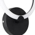 GloboStar® MATILDA 61339 Φωτιστικό Τοίχου - Απλίκα Design LED CCT 8W 960lm 360° AC 220-240V - Εναλλαγή Φωτισμού μέσω Διακόπτη On/Off All In One Ψυχρό 6000k+Φυσικό 4500k+Θερμό 2700k Μ20 x Π5 x Υ25.5cm - Μαύρο - ledmania.gr