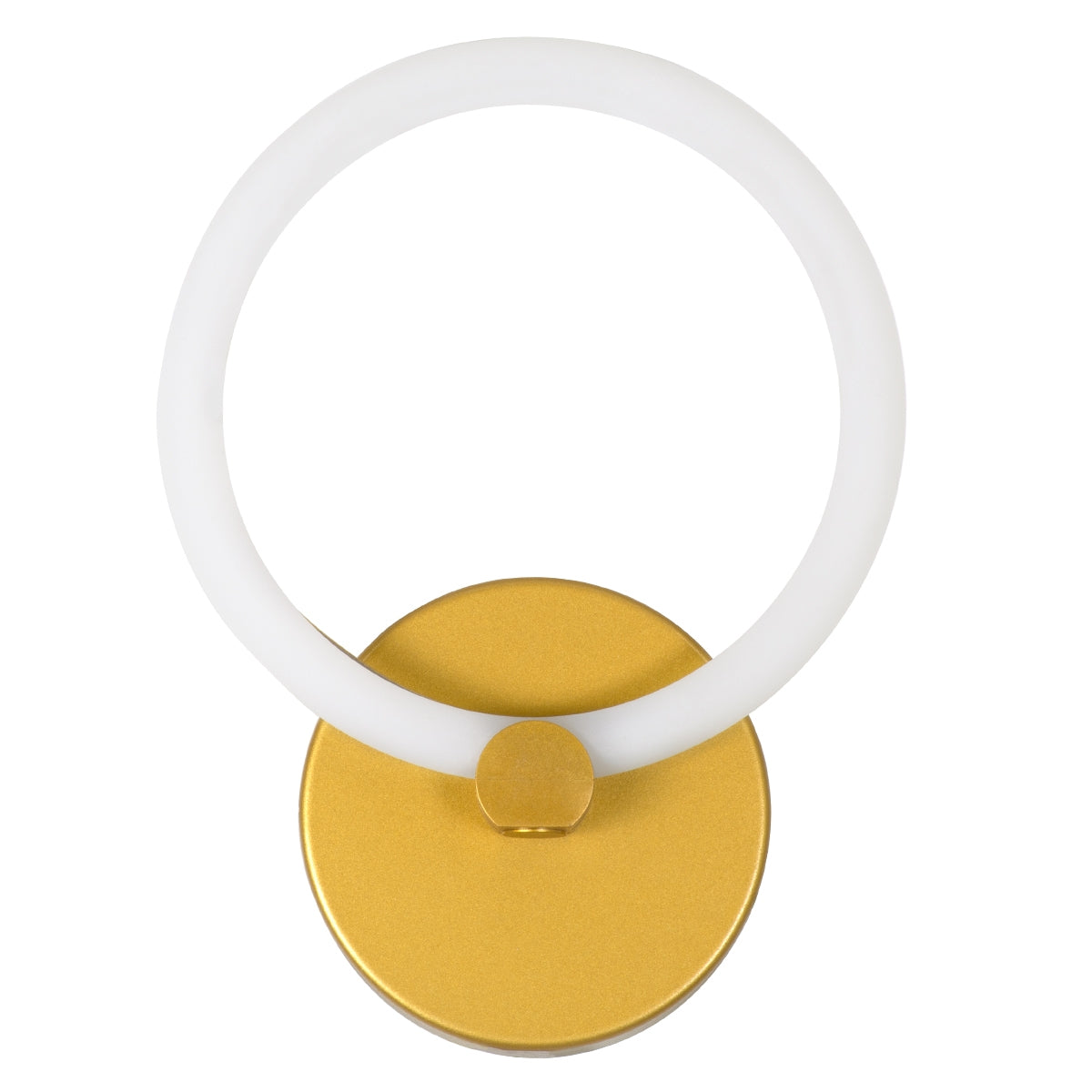 GloboStar® MATILDA 61340 Φωτιστικό Τοίχου - Απλίκα Design LED CCT 8W 960lm 360° AC 220-240V - Εναλλαγή Φωτισμού μέσω Διακόπτη On/Off All In One Ψυχρό 6000k+Φυσικό 4500k+Θερμό 2700k Μ20 x Π5 x Υ25.5cm - Χρυσό - ledmania.gr