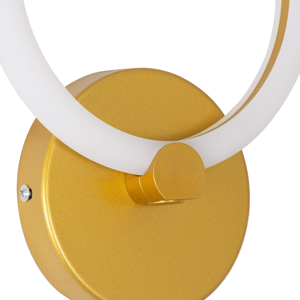 GloboStar® MATILDA 61340 Φωτιστικό Τοίχου - Απλίκα Design LED CCT 8W 960lm 360° AC 220-240V - Εναλλαγή Φωτισμού μέσω Διακόπτη On/Off All In One Ψυχρό 6000k+Φυσικό 4500k+Θερμό 2700k Μ20 x Π5 x Υ25.5cm - Χρυσό - ledmania.gr