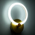 GloboStar® MATILDA 61340 Φωτιστικό Τοίχου - Απλίκα Design LED CCT 8W 960lm 360° AC 220-240V - Εναλλαγή Φωτισμού μέσω Διακόπτη On/Off All In One Ψυχρό 6000k+Φυσικό 4500k+Θερμό 2700k Μ20 x Π5 x Υ25.5cm - Χρυσό - ledmania.gr